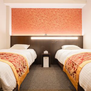 Pearl Sping116 hotel 道頓堀 ベッドルーム